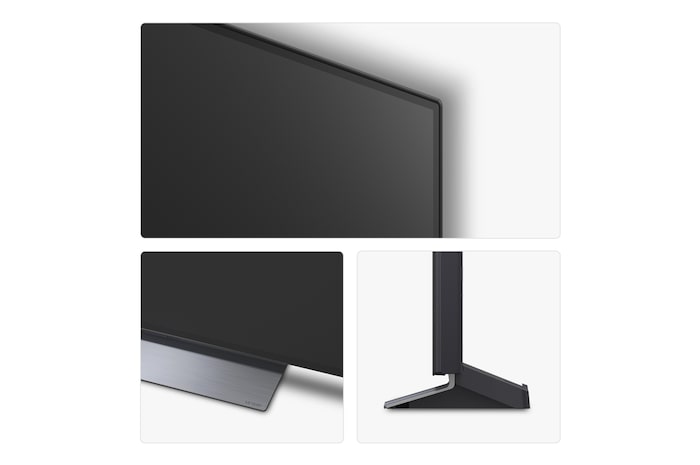 Rear view of LG OLED evo AI C5 4K Smart TV.