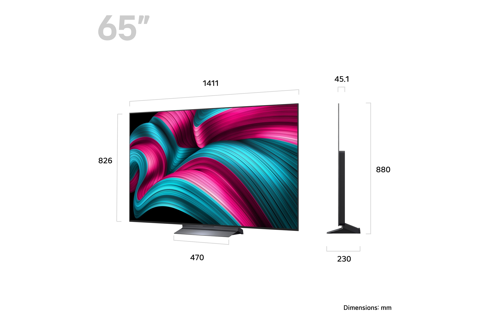 LG OLED C5 65" (OLED65C54LA) thumbnail 2
