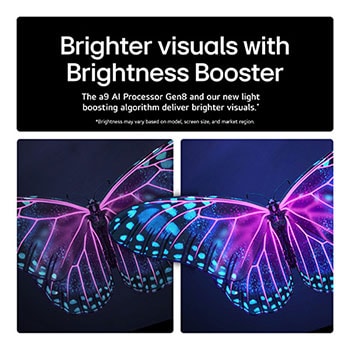 brighter visuals wit brightness Booster