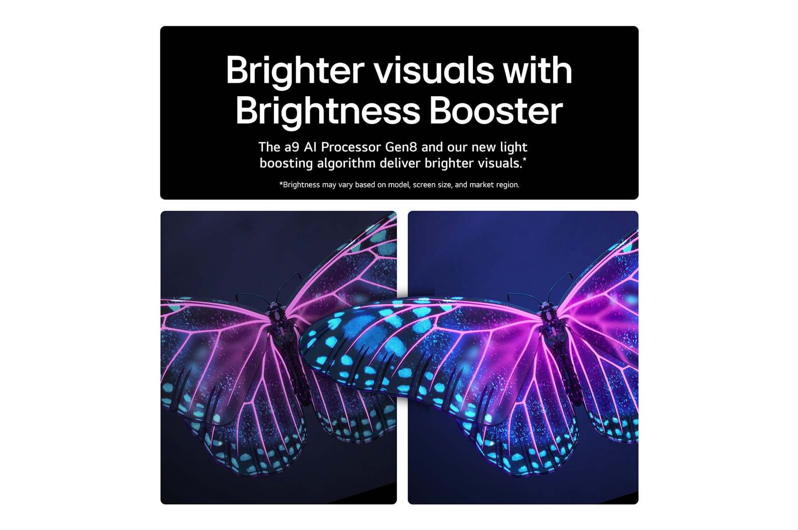 brighter visuals wit brightness Booster