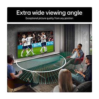 Extra wide viewing angle