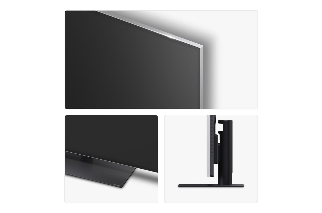 Rear view of LG OLED evo AI G5 4K Smart TV.