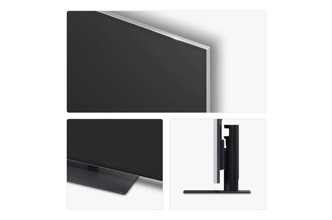 Rear view of LG OLED evo AI G5 4K Smart TV.