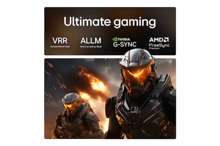 On an LG OLED TV screen is the webOS 25 home page filled with apps and entertainment content. By the TV is the LG AI Magic Remote, the AI button is highlighted as if activated by the user's voice. A speech bubble is beside it, switching to my account. The short text explains how users can now synchronize their voice to their personal profile for easier navigation and personalized recommendations.