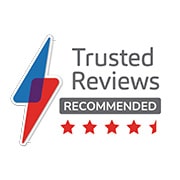 trusted reviews recommended 5 star review logo