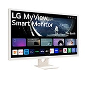 LG 31.5" Full HD IPS Smart Monitor with webOS, 32SR50F-W