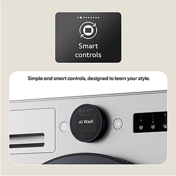 11kg / 6kg AI-powered Heat Pump Washer Dryer, Series 10, Black