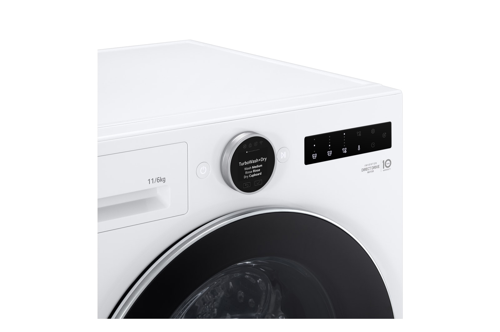 11kg / 6kg AI-powered Heat Pump Washer Dryer, Series 10, White