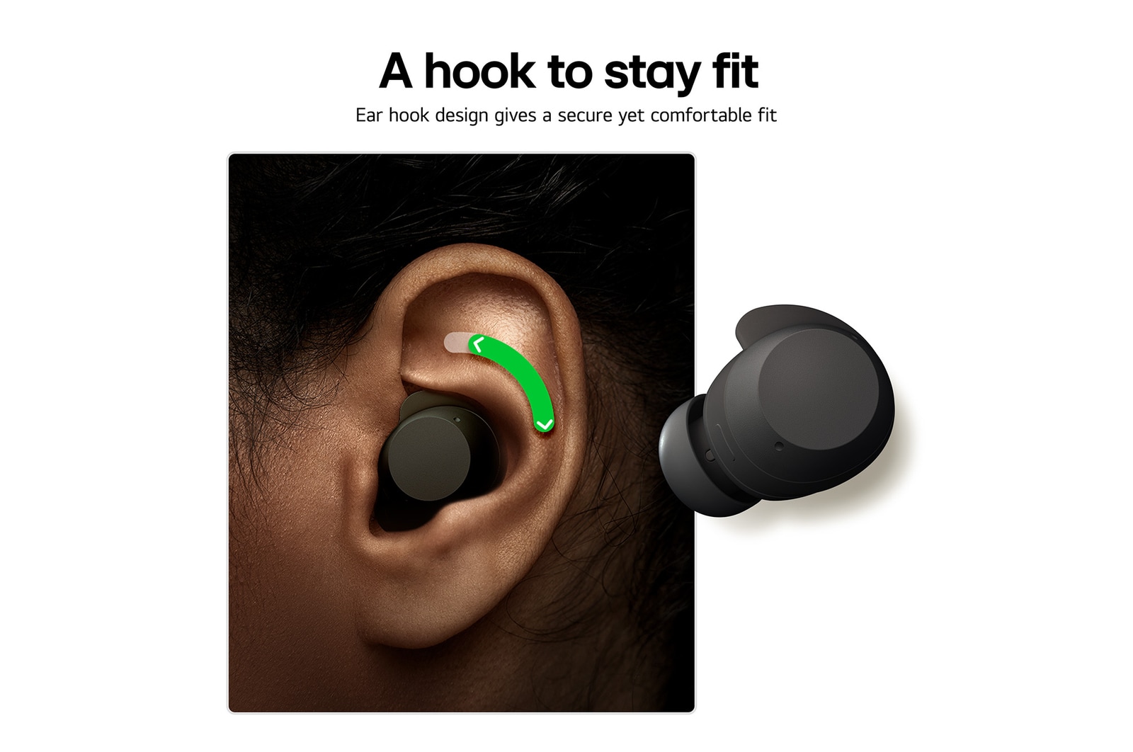 earbuds from each diagonal angle