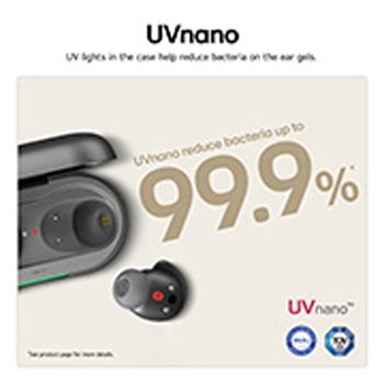 cradle side view with earbuds apart