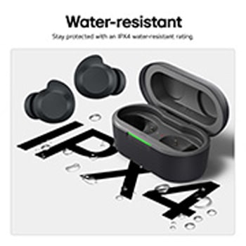 earbuds front and rear view