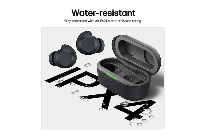 earbuds front and rear view