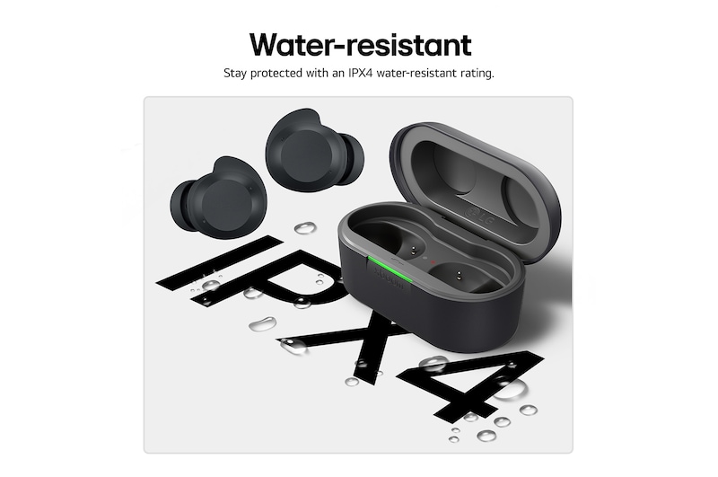 earbuds front and rear view