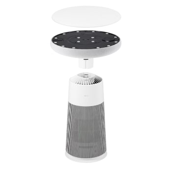 Hình ảnh chi tiết của LG PuriCare™ Aerospeaker có tấm ốp tròn phía trên tách rời