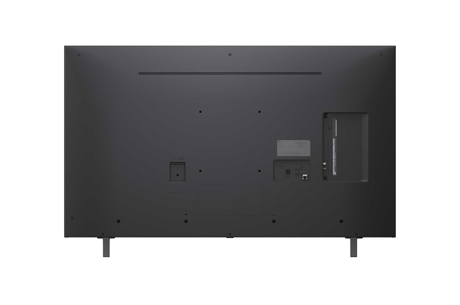 Rear view of LG NanoCell TV.