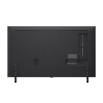 Rear view of LG QNED evo TV