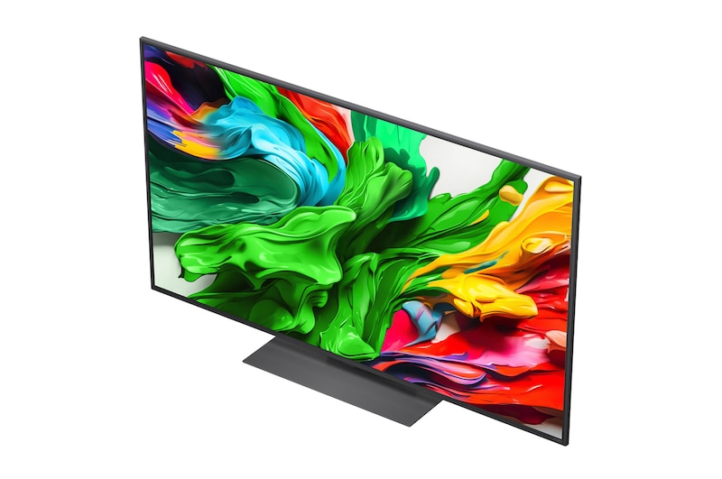 The alpha 8 AI Processor Gen2 lights up orange and pink, and colorful bolts of light shoot out from it. The title talks about how the processor delivers 4K quality, stunning color and brightness. Image text reads approximately 1.7 times NPU greater Al Neural Processing and 1.4 times CPU Faster Operation.