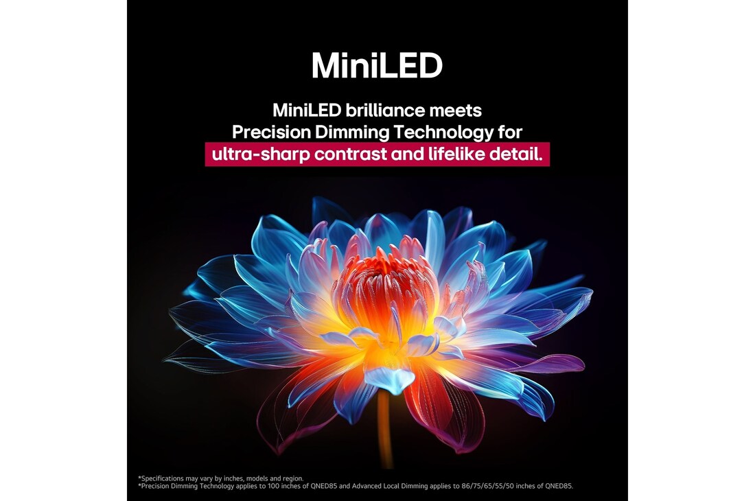 Splashes of paint burst from the floor up in diverse colors. Intertrek certification for 100% Color Volume to DCI-P3. The title talks about LG’s new and unique wide color gamut technology that allows you to see vivid color on your screen.