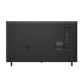 Rear view of LG QNED evo TV