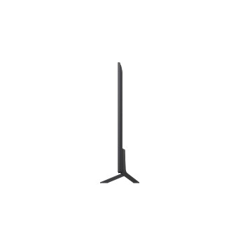 Left-facing side view of LG QNED evo TV 