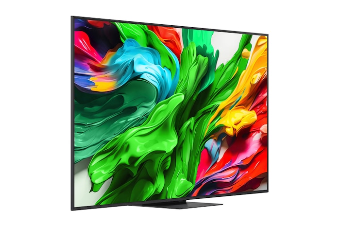 Rear view of LG QNED evo TV