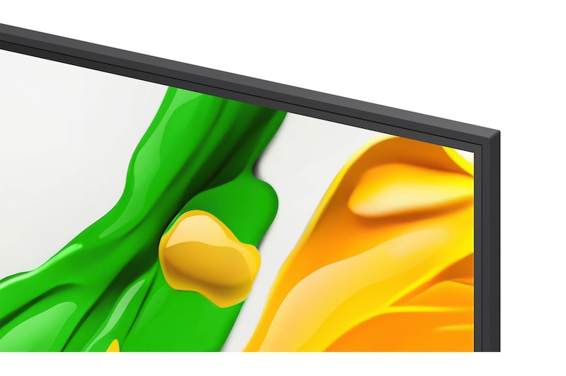 Splashes of paint burst from the floor up in diverse colors. Intertrek certification for 100% Color Volume to DCI-P3. The title talks about LG’s new and unique wide color gamut technology that allows you to see vivid color on your screen.