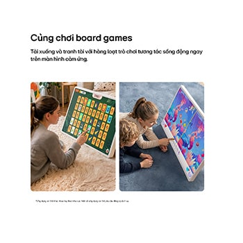 Màn hình Giải trí Di động LG StanbyME 2 Max LX6 với Board game tương tác hiển thị người dùng cùng tận hưởng các board games tương tác bằng cảm ứng, làm nổi bật trò chơi hấp dẫn và khoảnh khắc giải trí cùng nhau trên màn hình lớn.