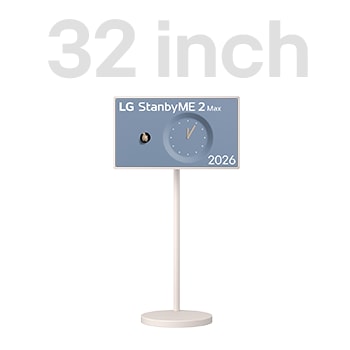 Hình ảnh mặt trước của Màn hình di động LG StanbyME 2 Max LX6 2026 32 inch 32LX6BDGA