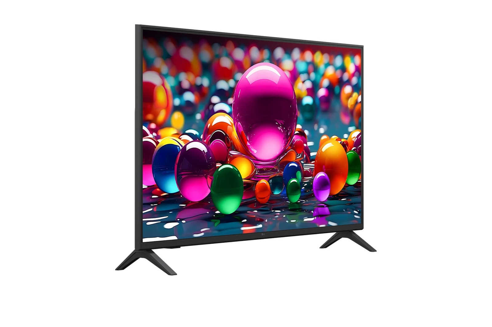 Rear view of LG UHD UA8450 TV.
