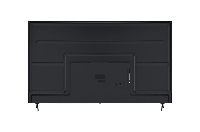 Left-facing side view of LG UHD UA8450 TV.