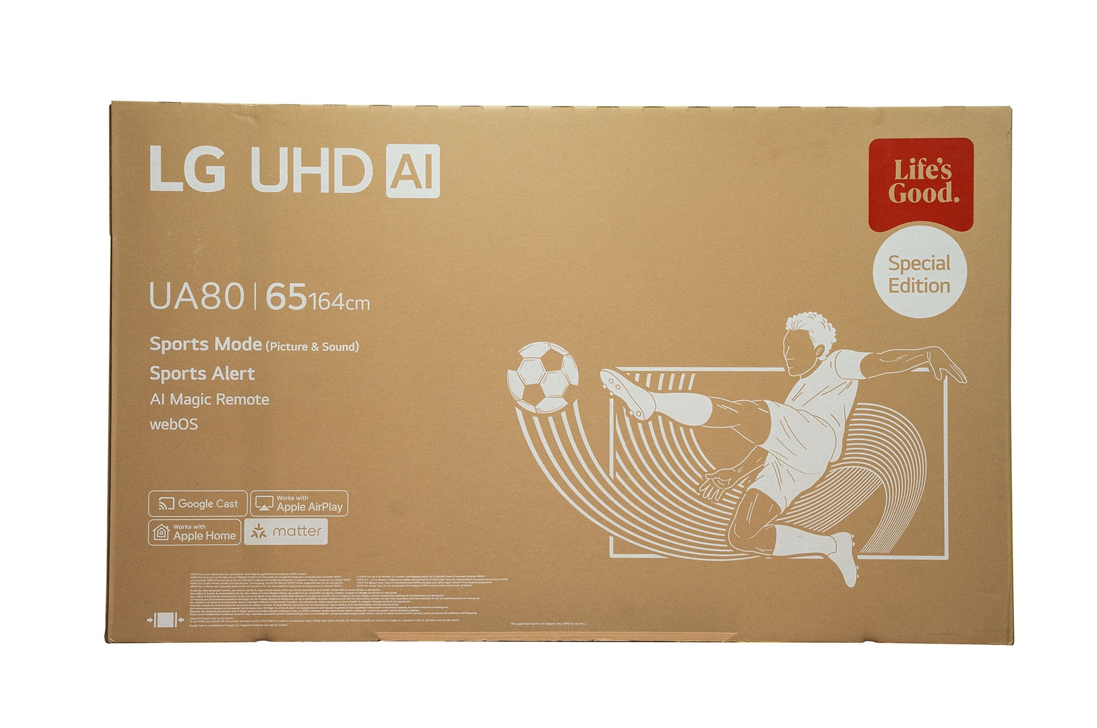 LG Smart TV LG 50 Inch UHD AI UA8055 4K 2026 , 50UA8055PSA