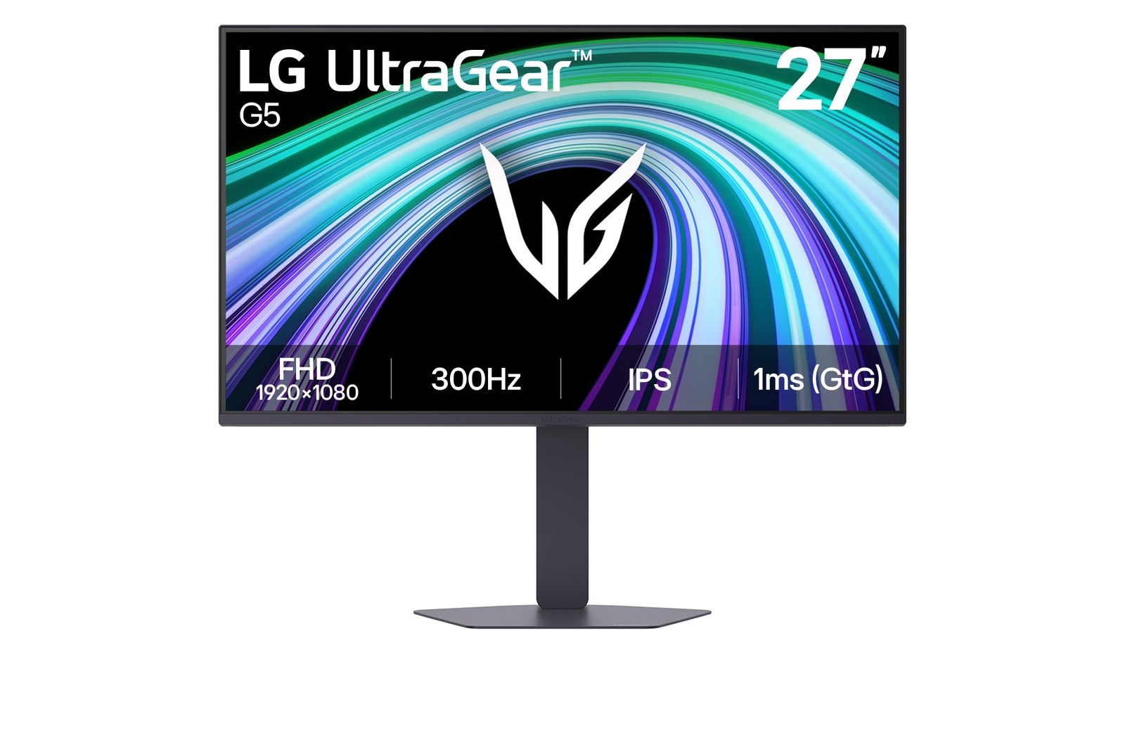 Hình ảnh mặt trước của Màn hình chơi game UltraGear™ G5 27-inch, FHD 300Hz 27G550B-B
