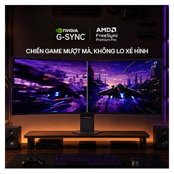 Màn hình gaming OLED 5K2K 45-inch UltraGear evo GX9 – màn hình 45 inch đầu tiên trên thế giới tích hợp công nghệ AI Upscaling