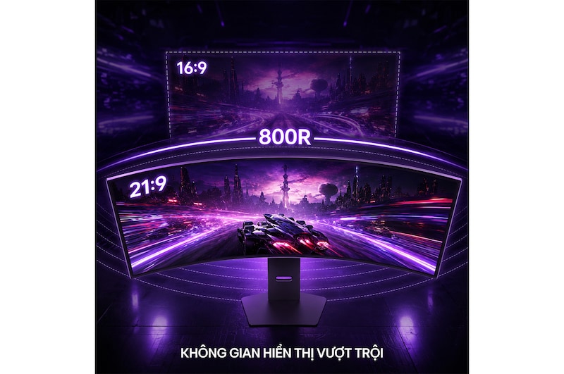 Màn hình gaming OLED 5K2K 45-inch UltraGear evo GX9 – màn hình 45 inch đầu tiên trên thế giới tích hợp công nghệ AI Upscaling