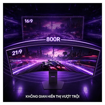 Màn hình gaming OLED 5K2K 45-inch UltraGear evo GX9 – màn hình 45 inch đầu tiên trên thế giới tích hợp công nghệ AI Upscaling