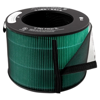 Hình ảnh mặt trước của Bộ lọc Hepa cho máy lọc không khí LG Aero Booster (Bộ lọc pet dòng Aero V) | AS55GGSY0 COV30232902