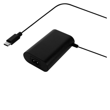 Bộ sạc Laptop Loại USB-C (65W, không kèm Dây nguồn, Màu đen)