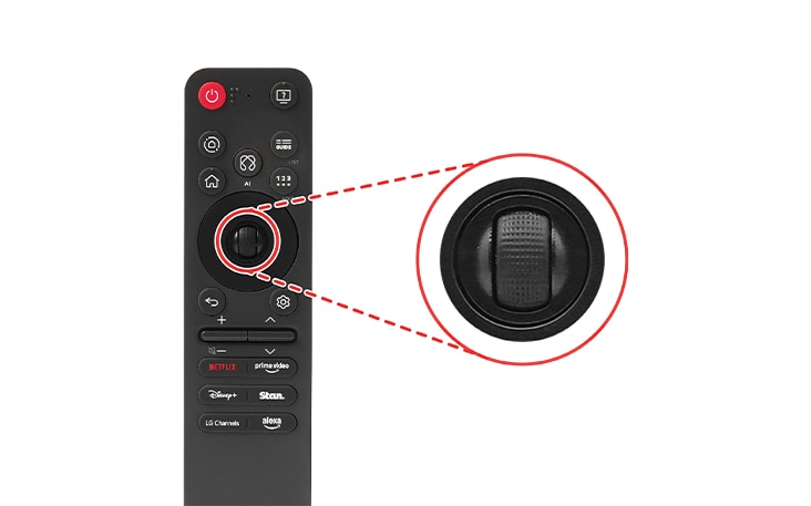 Hướng dẫn ghép nối Điều khiển từ xa Magic với TV Bước 1 Lắp pin vào Điều khiển từ xa Magic và bật TV Bước 2 Chĩa điều khiển từ xa vào TV và nhấn nút Bánh xe OK để đăng ký. Nếu không ghép nối được, hãy tắt TV rồi bật lại, sau đó thử lại
