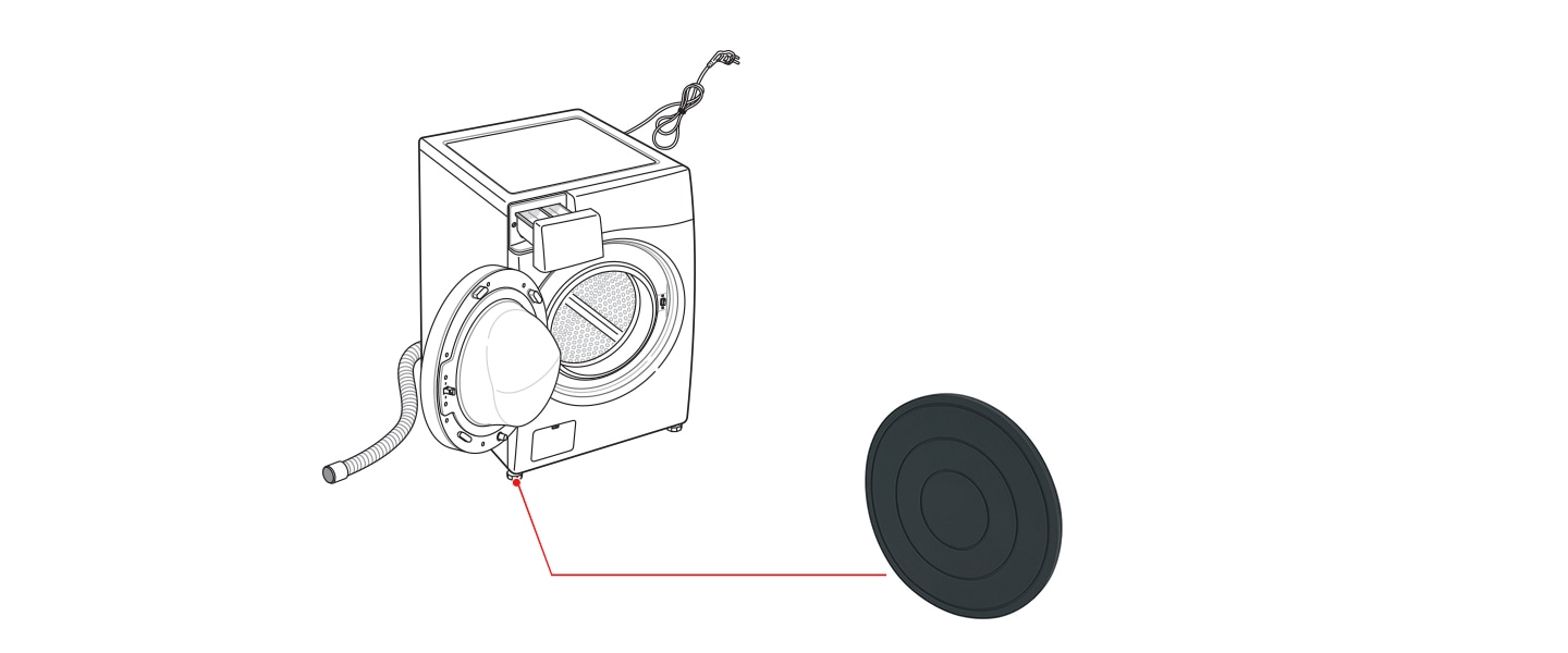 Đây là vị trí lắp đặt của nắp cao su