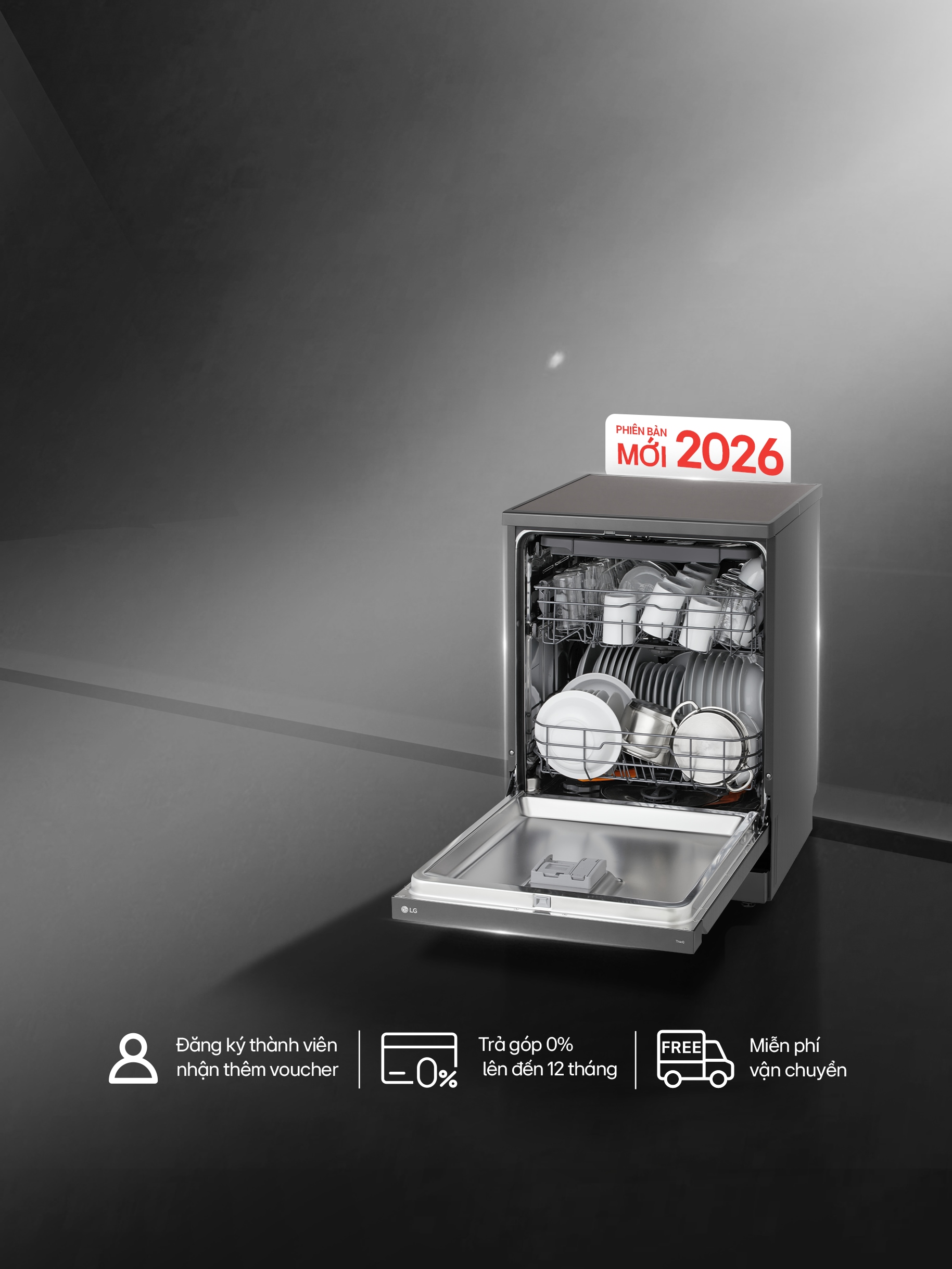 Ưu đãi máy rửa bát LG