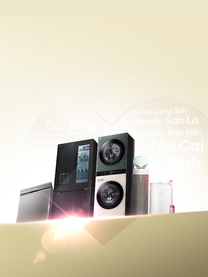 Banner LG đồng hành hỗ trợ thiệt hại bão Bualoi