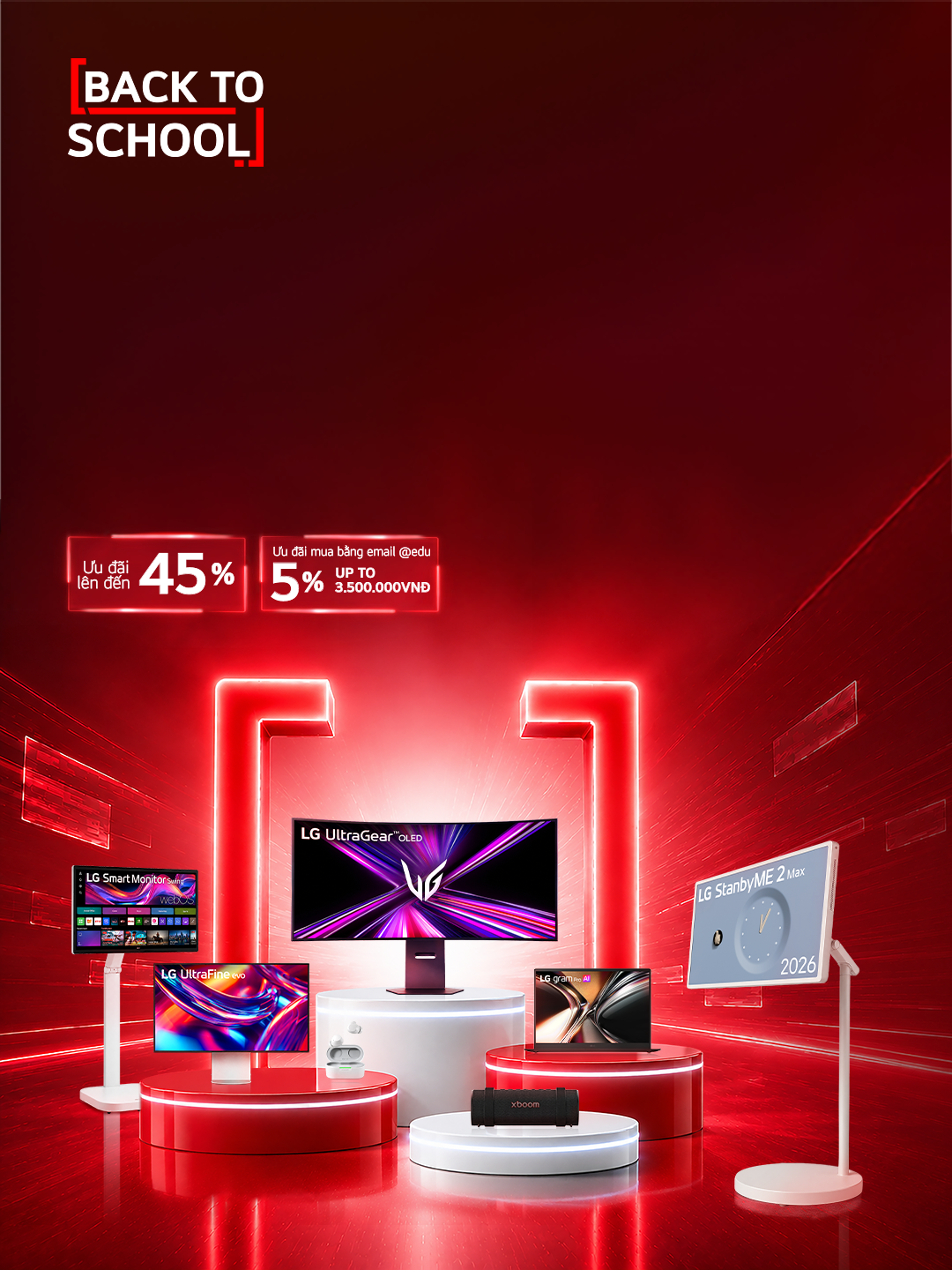 Banner ưu đãi back to school LG