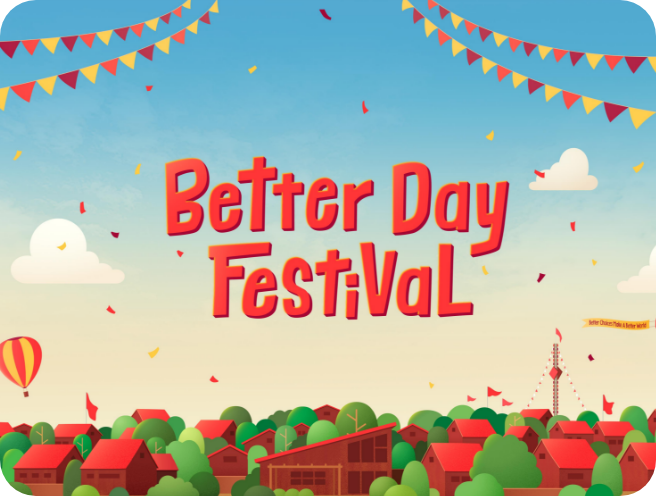 Bạn nhận được lời mời tham dự LGxTCH Better Day Festival cùng chúng tớ!