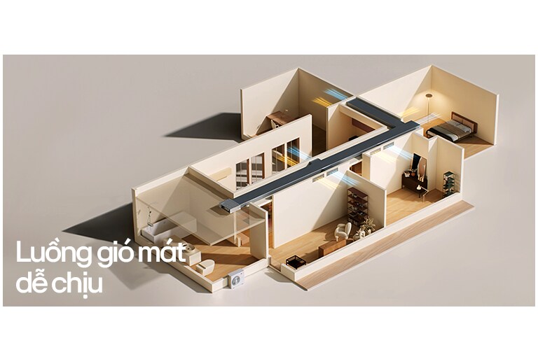 Hệ thống Điều hòa âm trần nối ống gió đơn LG