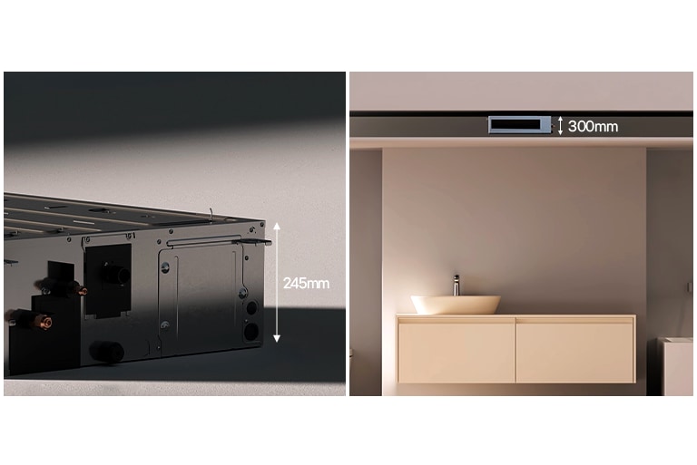 Việc lắp đặt theo chiều dọc có thể thay đổi tùy theo từng mẫu sản phẩm.