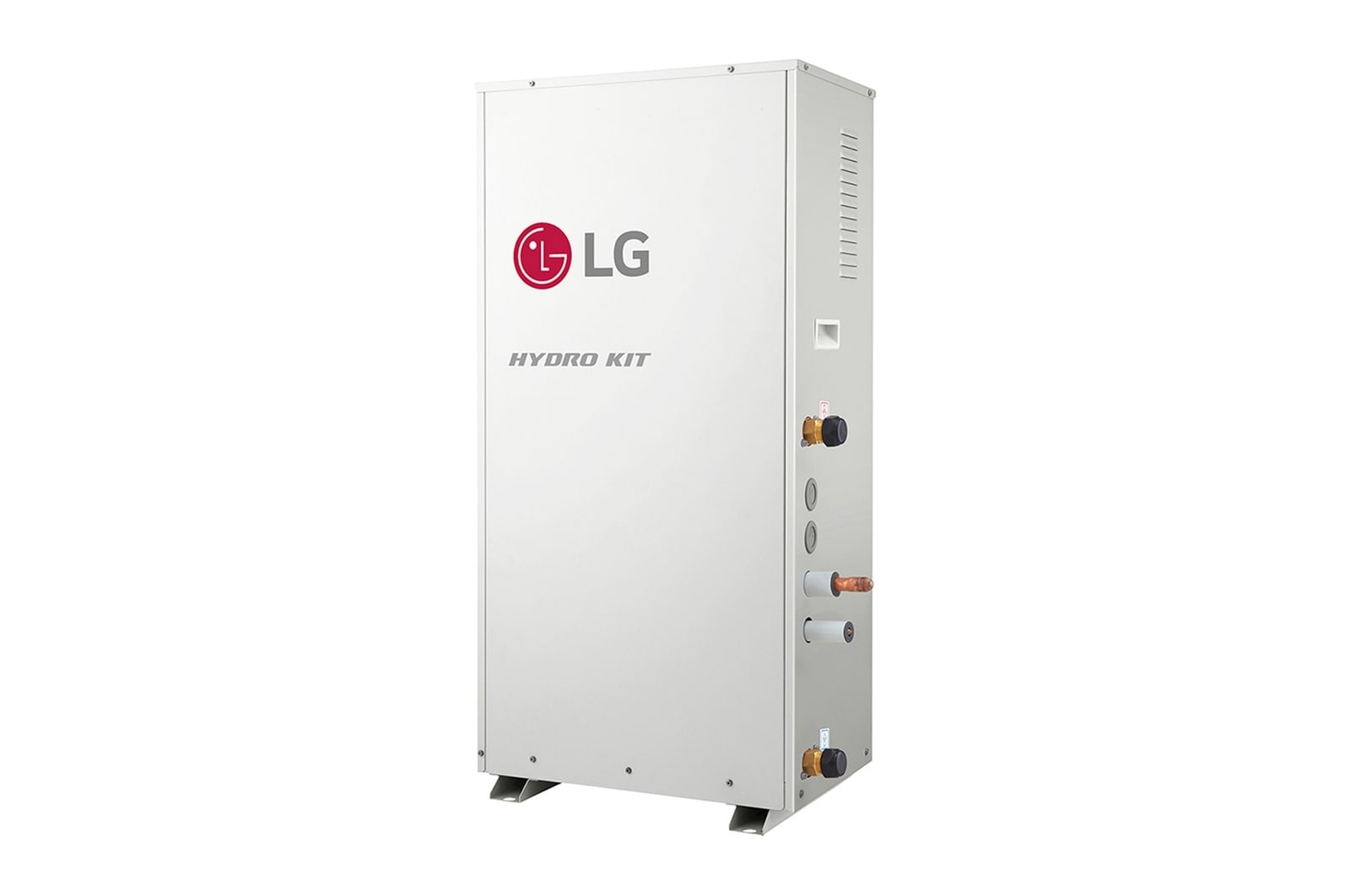 LG Hydro Kit ARNH04GK3A4 có hình hộp chữ nhật dài và có một số cửa vào ở hai bên.