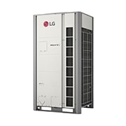 Thiết bị ngoài trời LG MULTI V i ARUN100LTE6, 10HP. Ống dẫn hình vuông 1x1 ở bên phải mặt trước và ở mỗi bên của thiết bị.