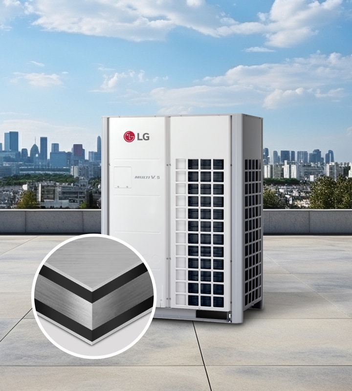lg hvac vrf system multi v 5 pro black fin m - Dàn nóng LG MULTI V 5 PRO, chỉ làm mát, thiết bị ngoài trời, 8HP, R410A - ARUV081LLS5