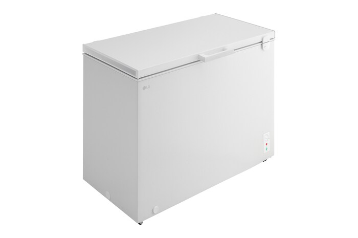LG chest freezer right side view