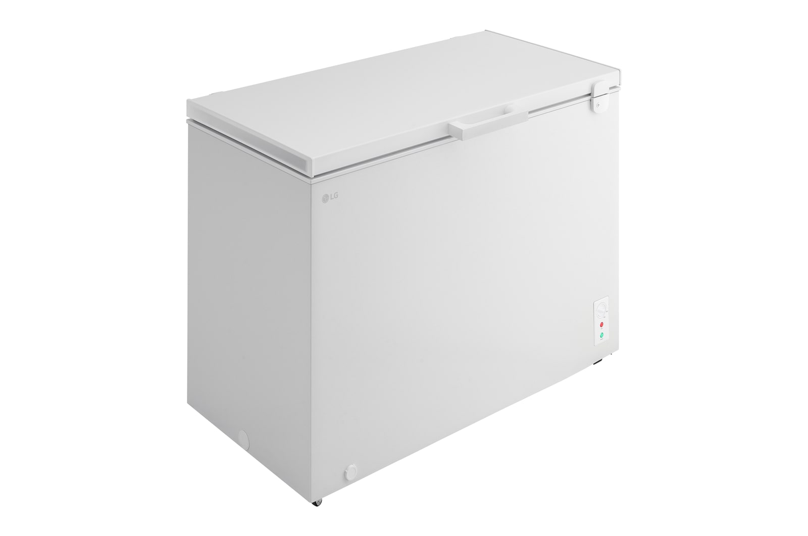 LG chest freezer right side view